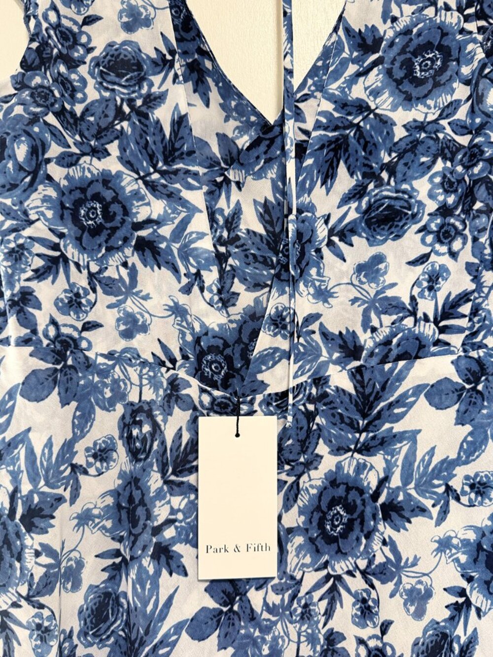 Park & Fifth Sonora Dress, Navy Toile, L - Picture 9 of 9